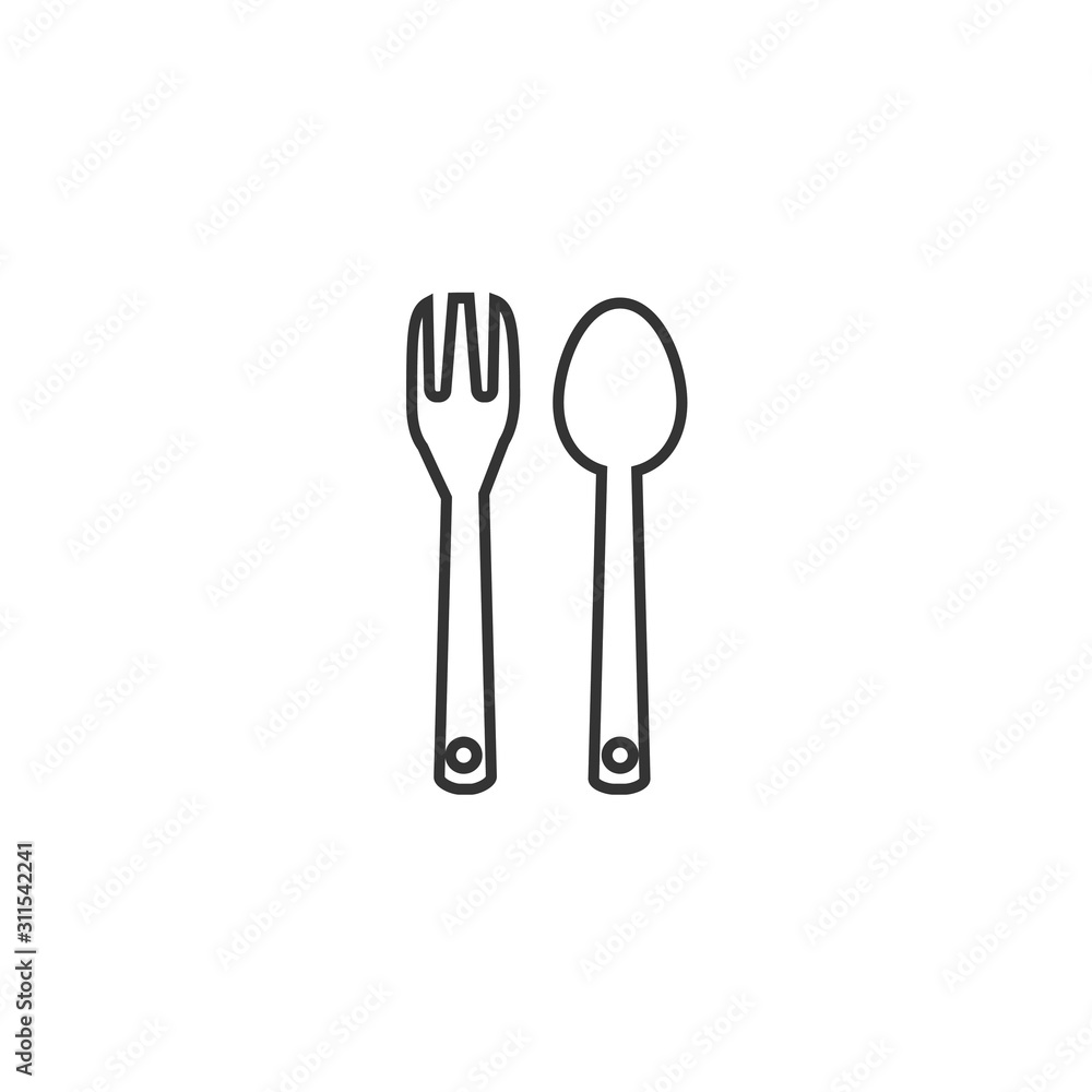 folk and spoon cutlery icon vector illustration for website and design icon folk and spoon cutlery icon vector illustration for website and design icon