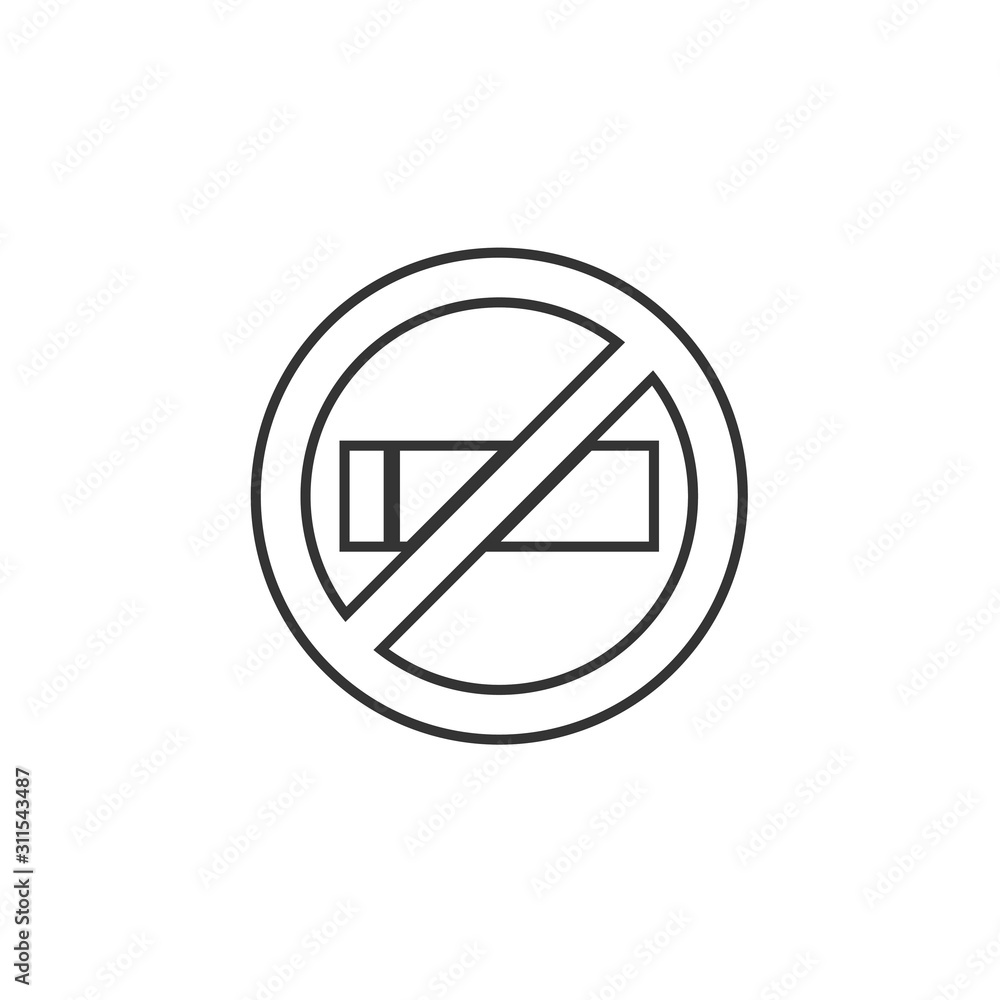 no smoking icon vector illustration for website and design icon no smoking icon vector illustration for website and design icon