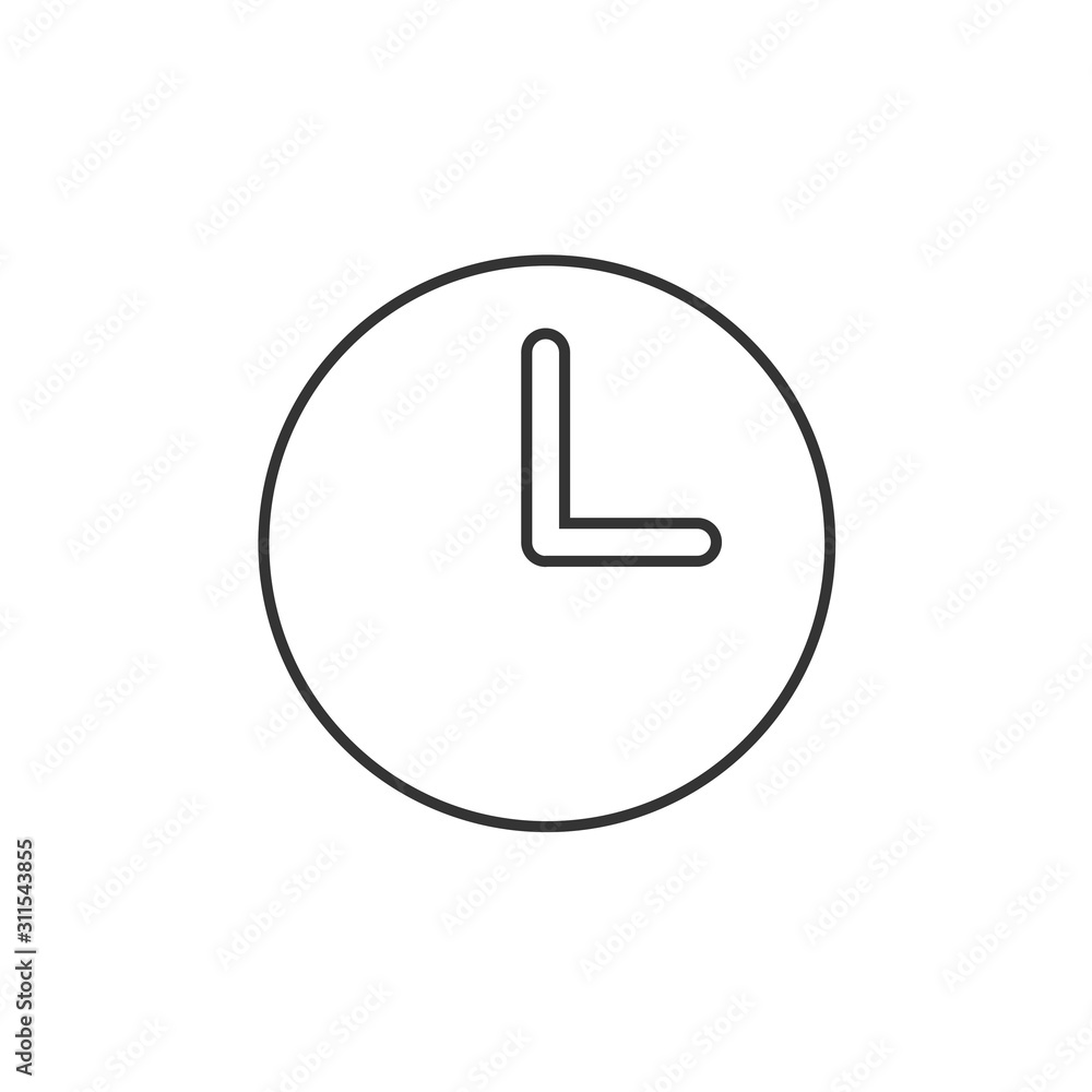 clock icon vector illustration for website and design icon clock icon vector illustration for website and design icon