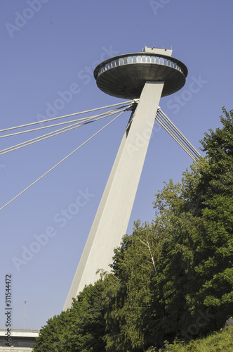Photography Bratislava, Brücke Novi Most, Slowakische Republik, Pressburg