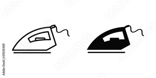 Fotografie, Tablou iron vector icon symbol