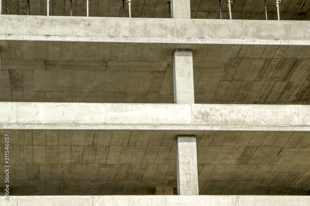 Stockwerk eines Rohbaus