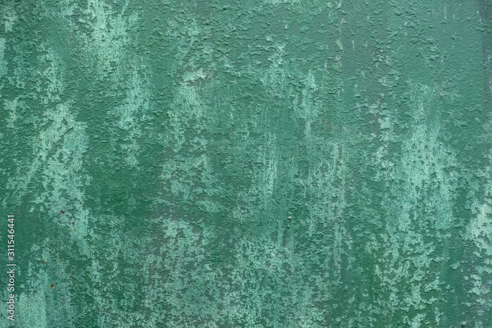 Rusty metal painted texture background. Green color. Rusty metal painted texture background. Green color.