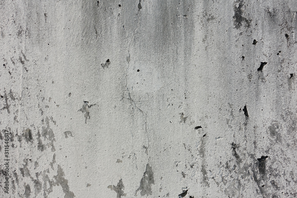 Fototapeta premium Old wall surface,white and black concrete wall texture for background,Abstract background 