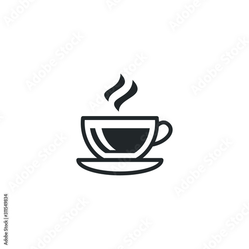 cup of coffee mug icon template color editable. cup of tea symbol vector sign isolated on white background illustration for graphic and web design.