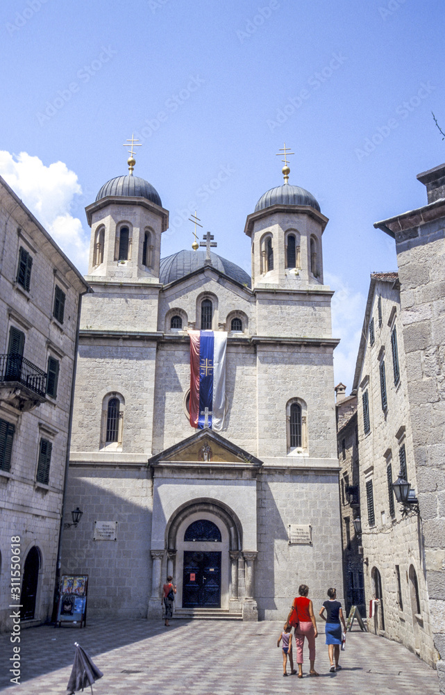 Fototapeta premium UNESCO Weltkulturerbe, Kotor, Serbien-Montenegro, Montenegro