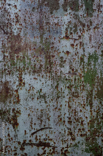 Rusty metal painted texture background.