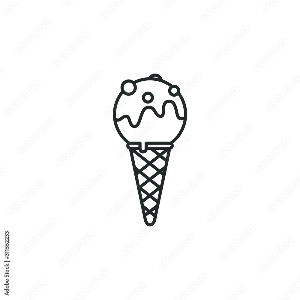 ice cream icon template color editable. ice cream symbol vector sign isolated on white background illustration for graphic and web design. ice cream icon template color editable. ice cream symbol vector sign isolated on white background illustration for graphic and web design.