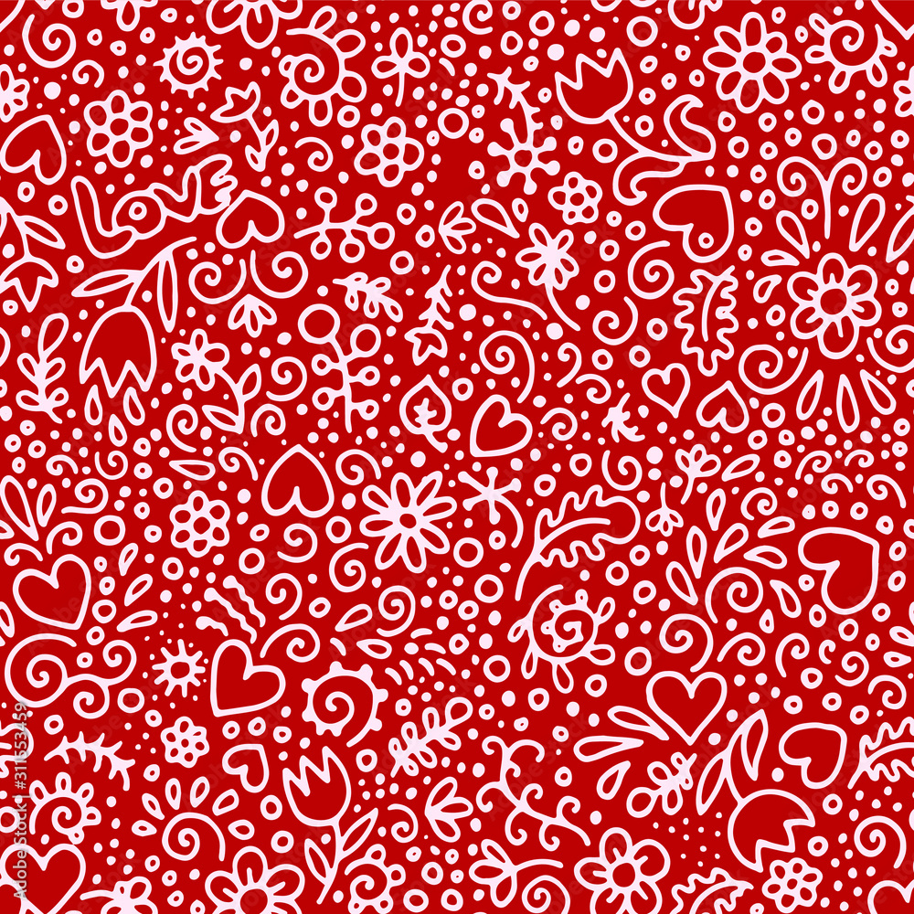 valentines day seamless vector pattern valentines day seamless vector pattern