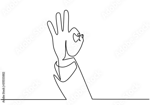 continuous line drawing of ...