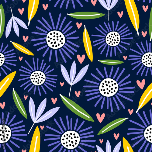 Seamless pattern with creat...