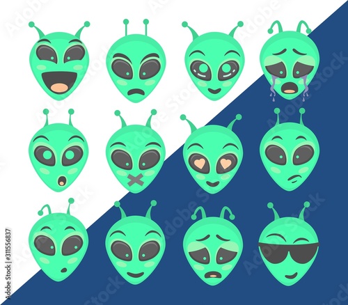 Alien head - set