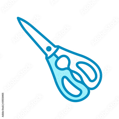 kitchen shears - scissor icon vector design template