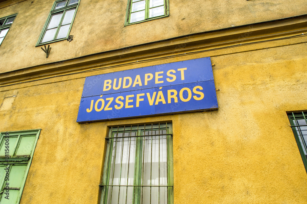 Budapest, Bahnhof Josefvarosz, Ungarn Budapest, Bahnhof Josefvarosz, Ungarn