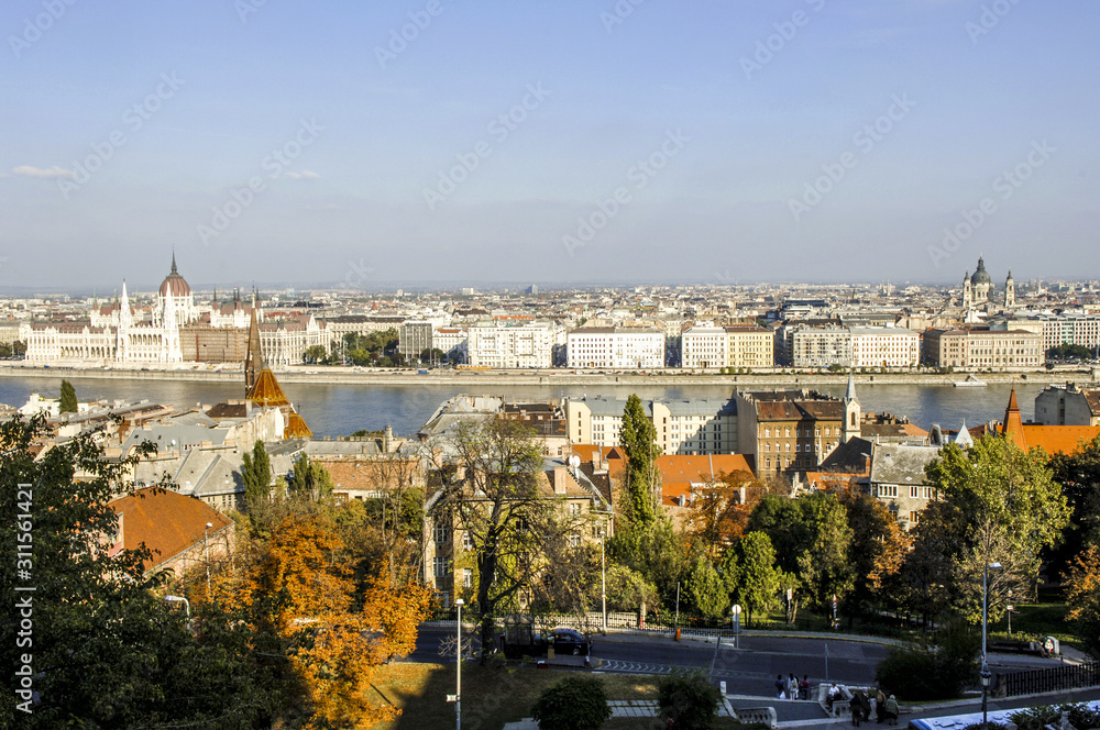 Budapest, Stadtansicht, Donau, Parlament, Ungarn