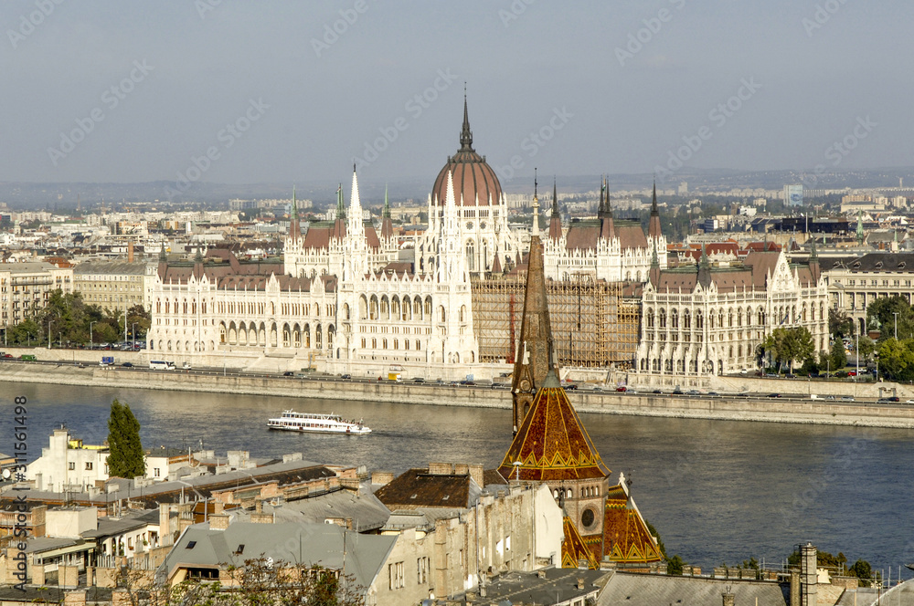 Fototapeta premium Budapest, Parlament, Ungarn
