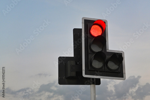 red traffic light