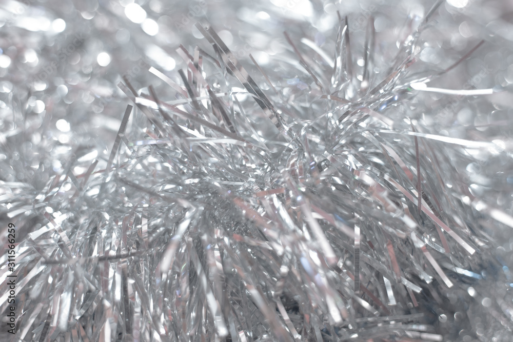 silver tinsel christmas background silver tinsel christmas background
