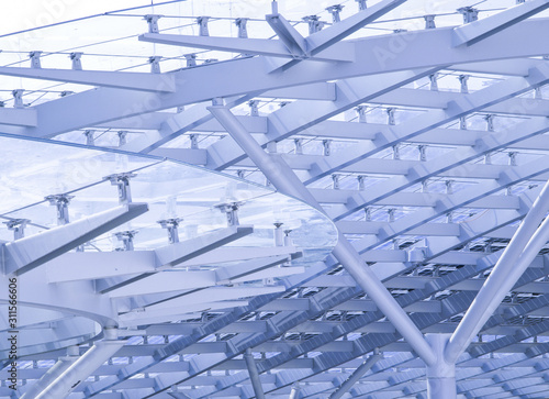 Glas Stahl Konstruktion Dach