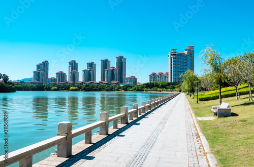 West Lake in Quanzhou, China. © may