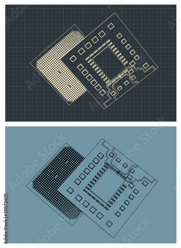 CPU drawings