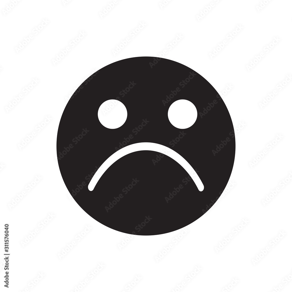 Fototapeta premium Emoticon icon logo vector design template