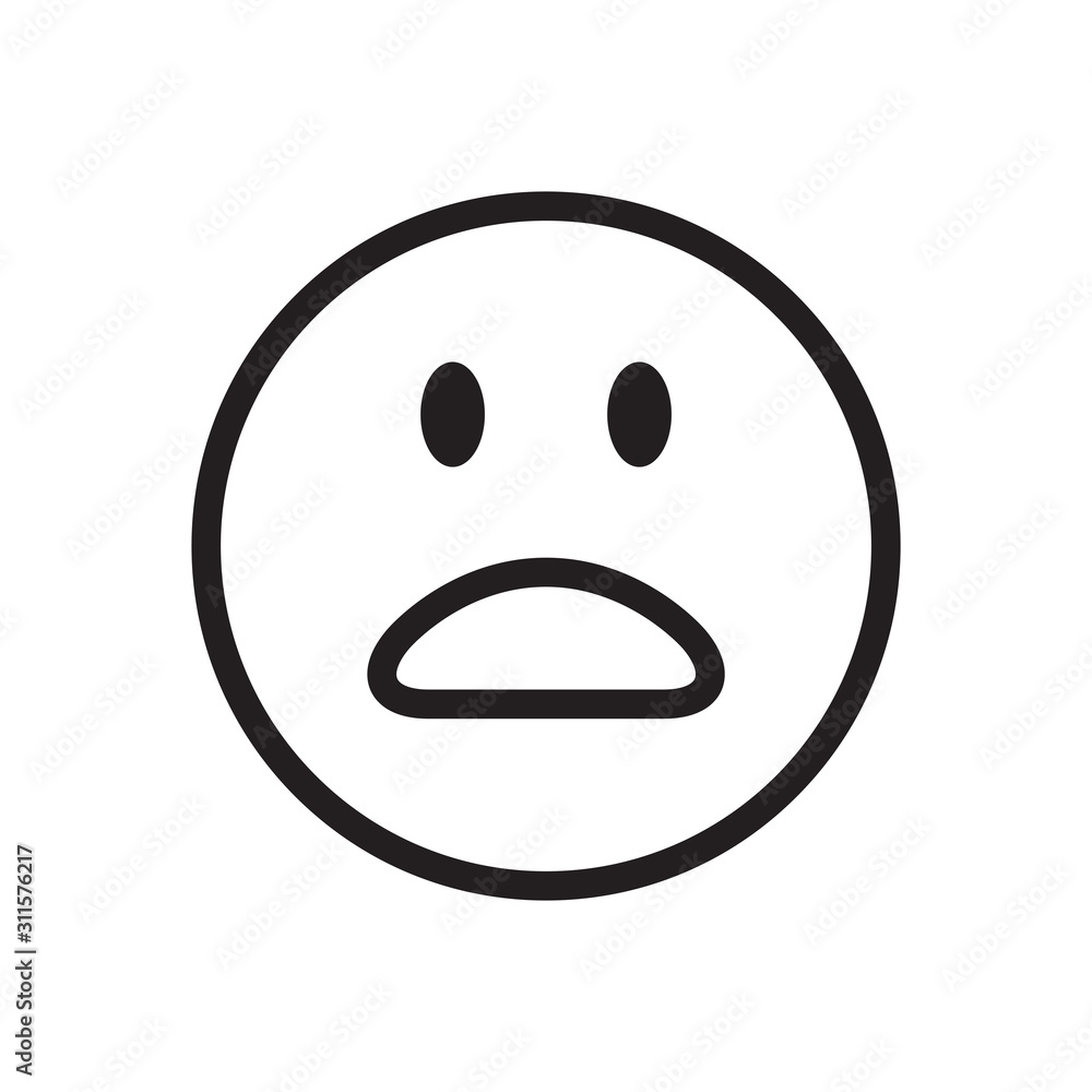 Emoticon icon logo vector design template Emoticon icon logo vector design template