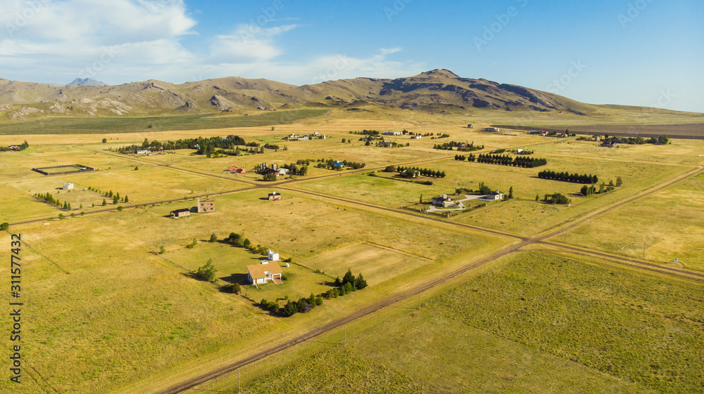 Obraz premium What a beautiful view from the drone