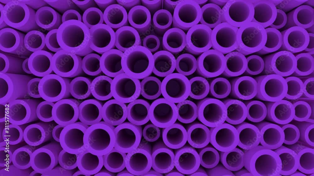 Abstract 3d geometric tubes shapes moving like waves. Colored Round circles animation. Seamless loop 4k. Abstract 3d geometric tubes shapes moving like waves. Colored Round circles animation. Seamless loop 4k.