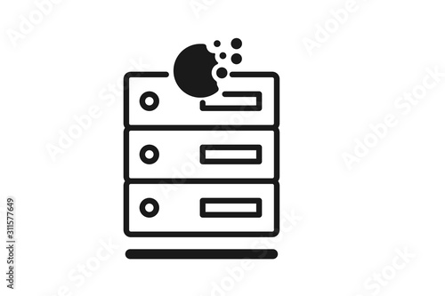 Web Hosting server icon 