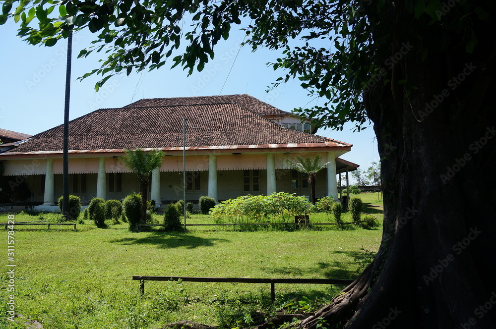 The Dutch colonial building located in the area of the Demas Sugar Cane