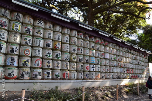Photography Meiji Jingu Shrine in Tokyo