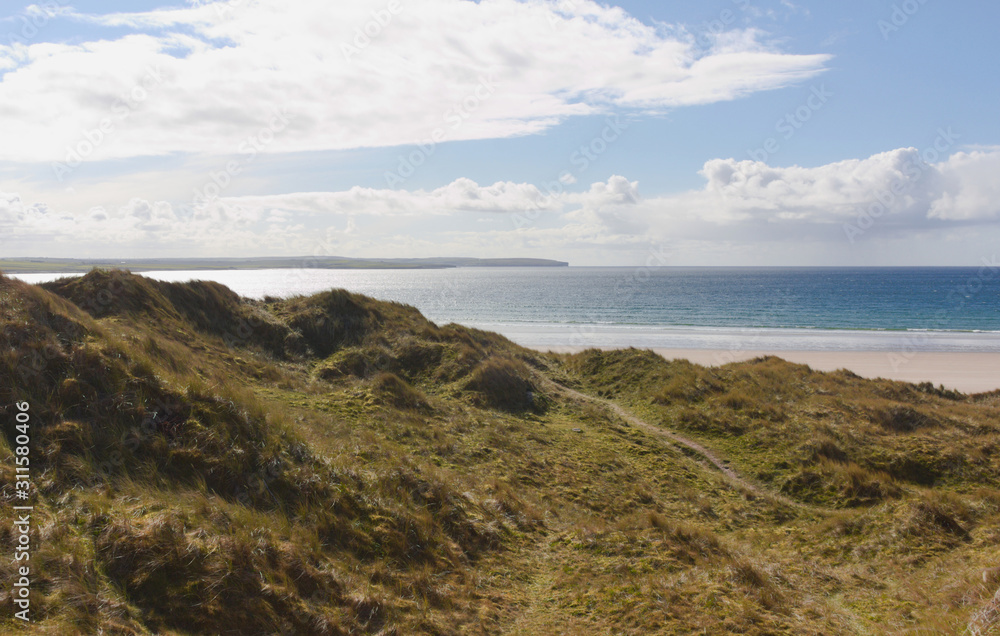 Dunnet Bay - grassy dunes - II - Caithness- Scotland