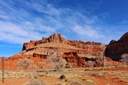 Rock formations of Capitol Reef National Park