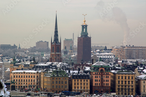view of the city, stockholm,sweden,nacka,sverige,europe, eu