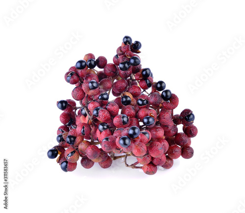 Zanthoxylum acanthopodium DC., fruits.