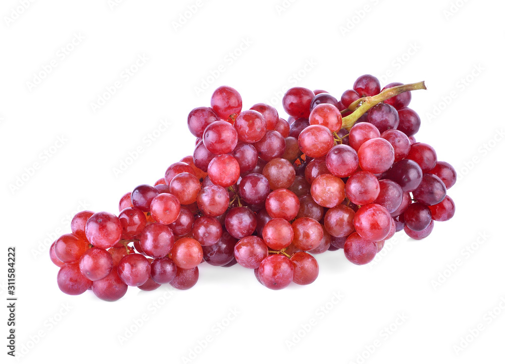 grapes isolated on white background