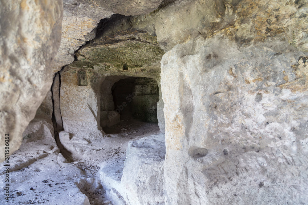 Abandoned karst cave.