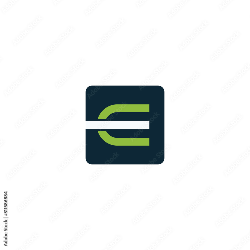 Letter E logo icon design template elements. Vector color sign. Letter E logo icon design template elements. Vector color sign.