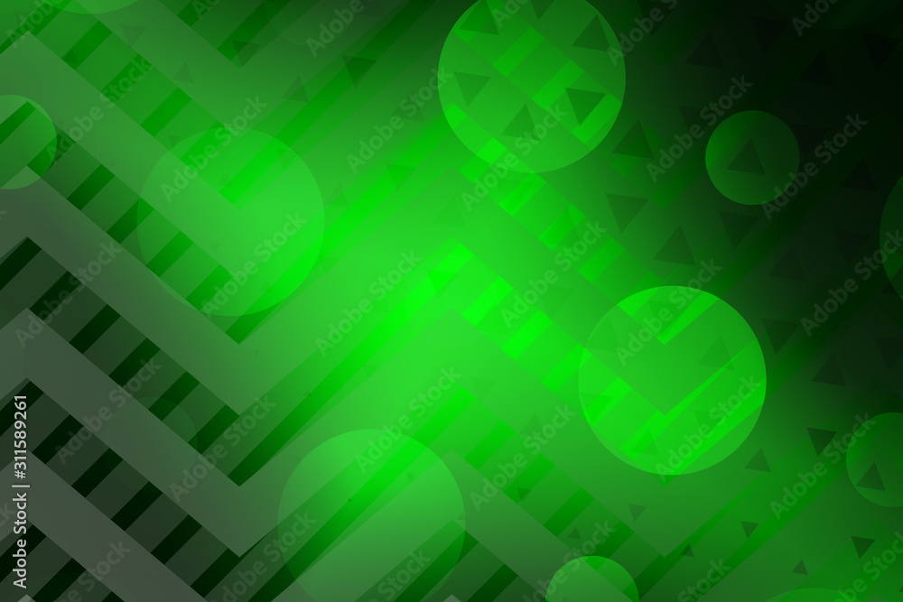 Obraz premium abstract, green, light, illustration, wallpaper, design, leaf, lines, blue, pattern, texture, backdrop, motion, fractal, tunnel, nature, digital, color, graphic, art, technology, wave, blur, computer