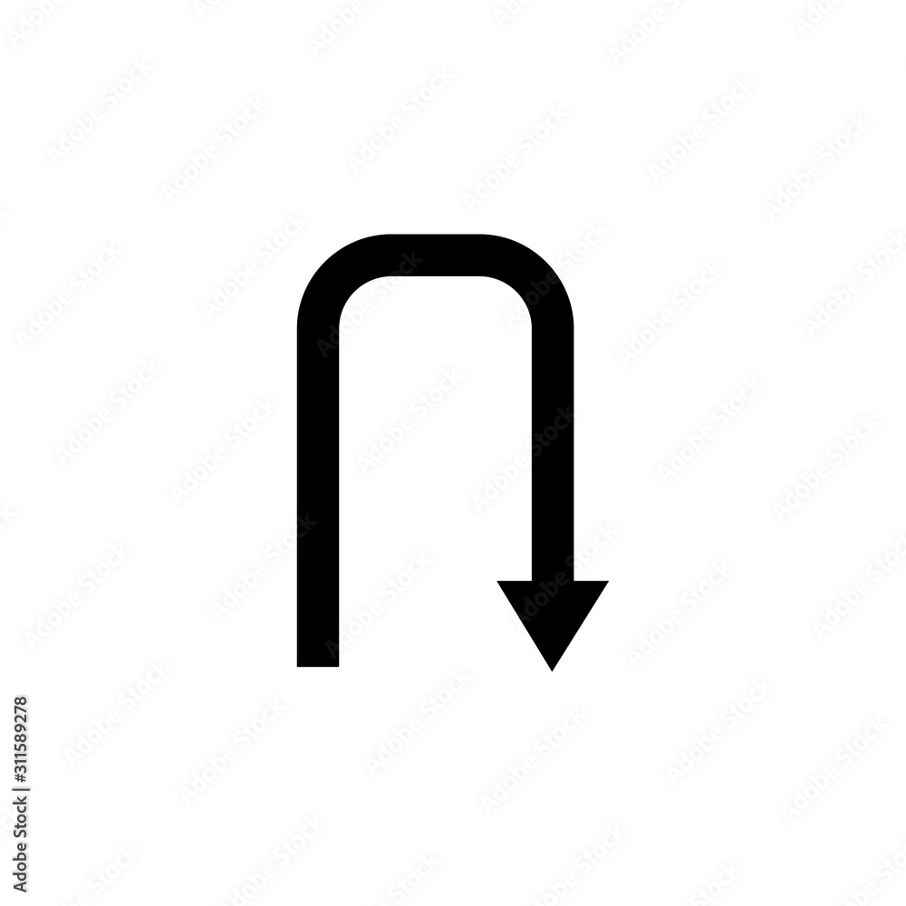 arrow indicates direction trendy flat design arrow indicates direction trendy flat design