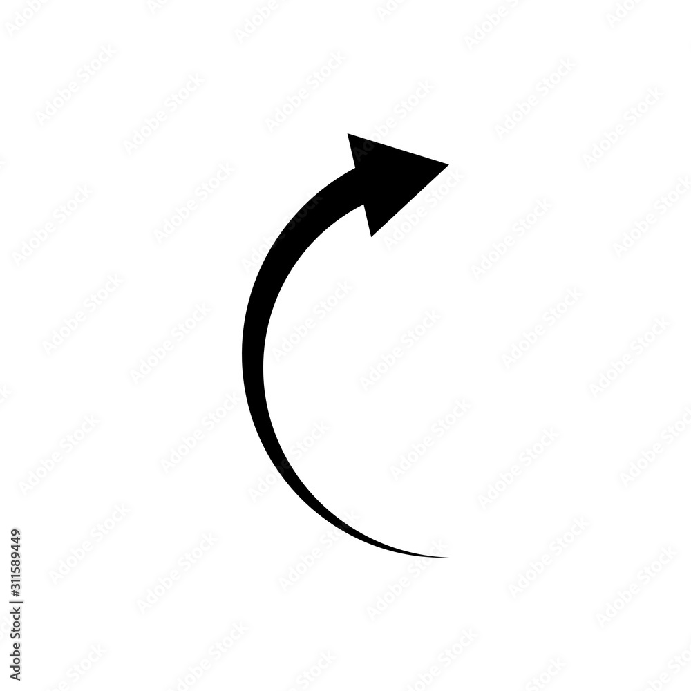 arrow indicates direction trendy flat design arrow indicates direction trendy flat design