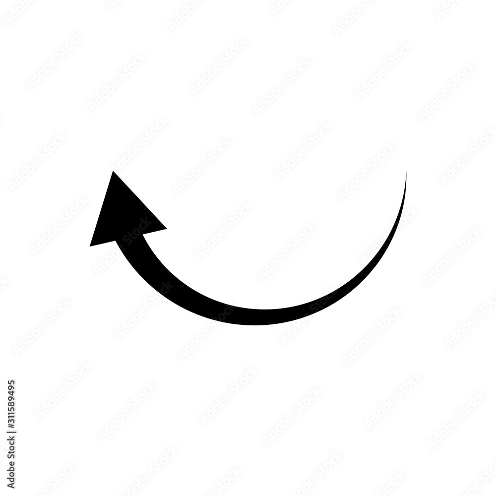 arrow indicates direction trendy flat design arrow indicates direction trendy flat design