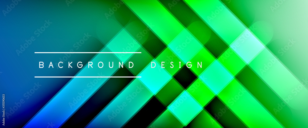 Fototapeta premium Dynamic trendy fluid color gradient abstract background with flowing wave lines. Vector Illustration