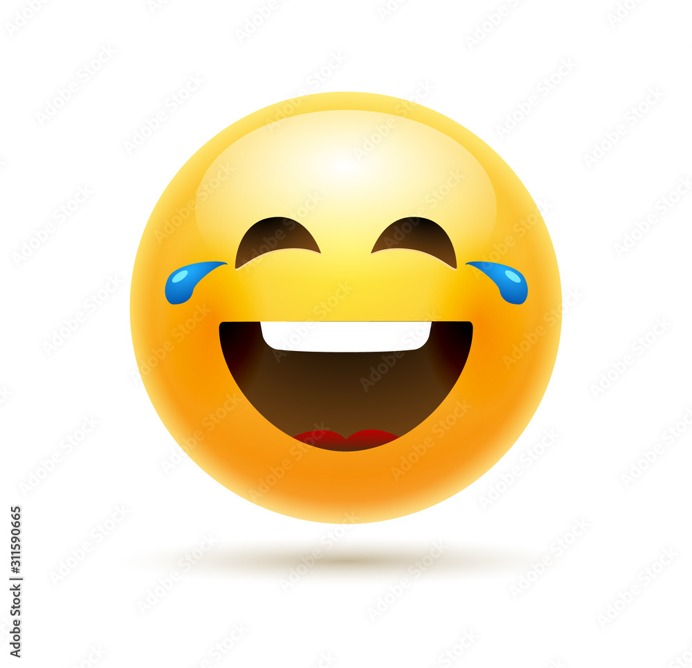 Lol emoji icon smile face. Emoticon joke happy cartoon funny lol emoji ...