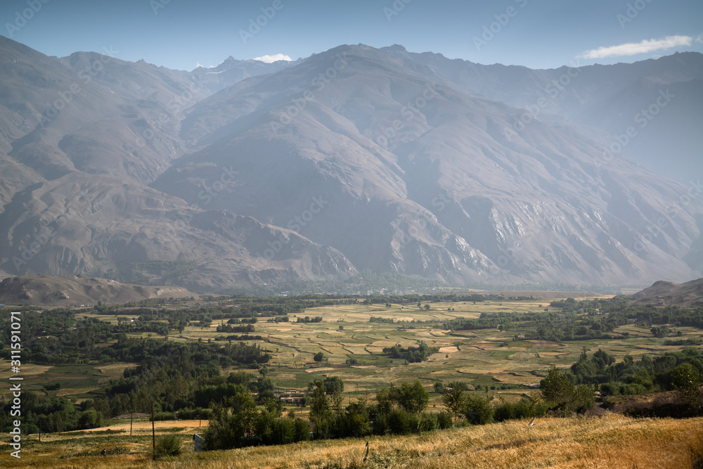 View in Wakhan Corridor in Afghanistan View in Wakhan Corridor in Afghanistan