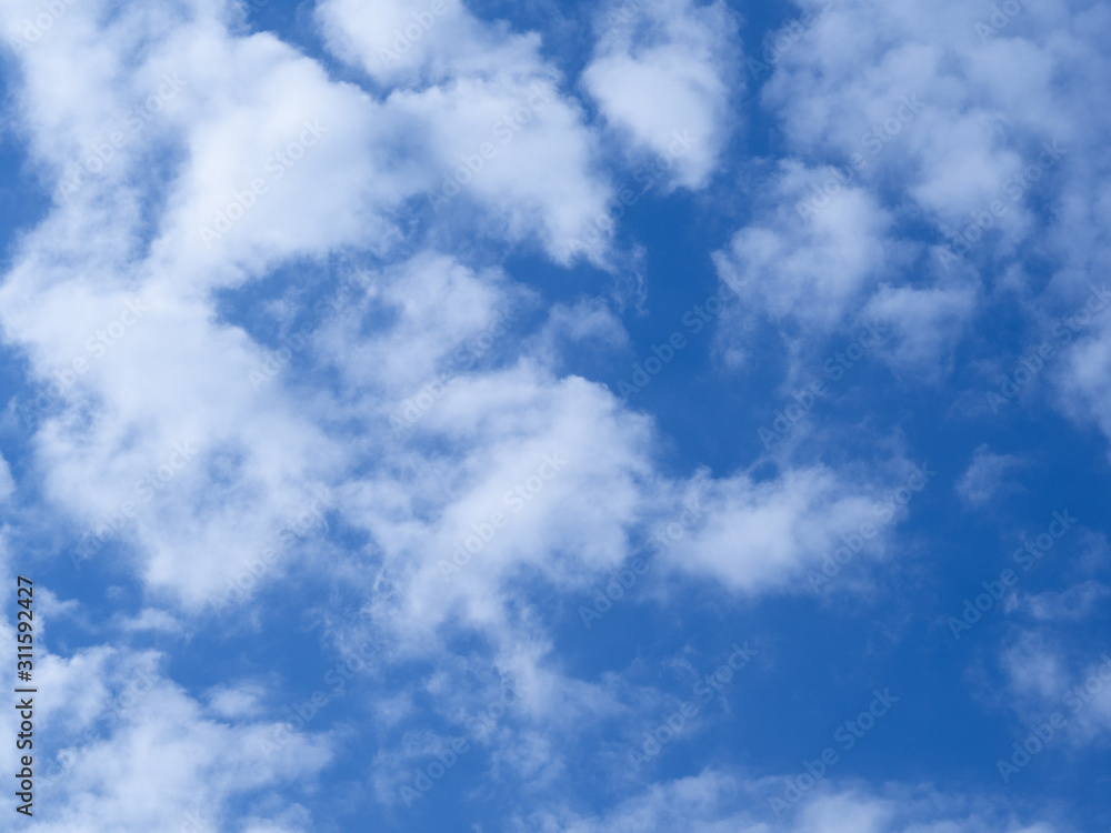 Fototapeta premium blue sky with clouds