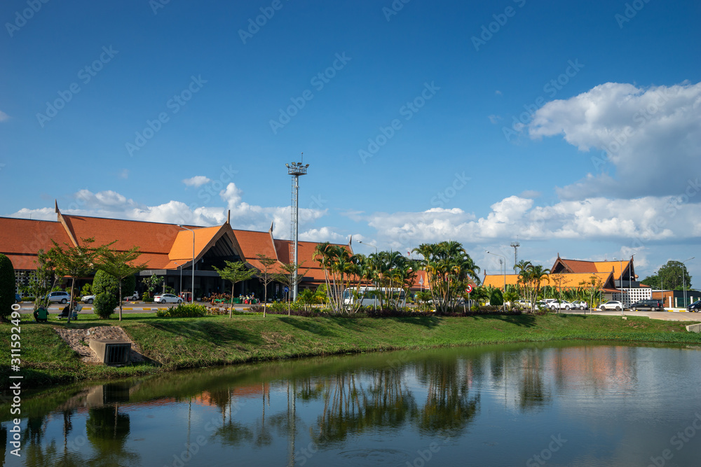 Fototapeta premium International Airport Siem Reap Cambodia