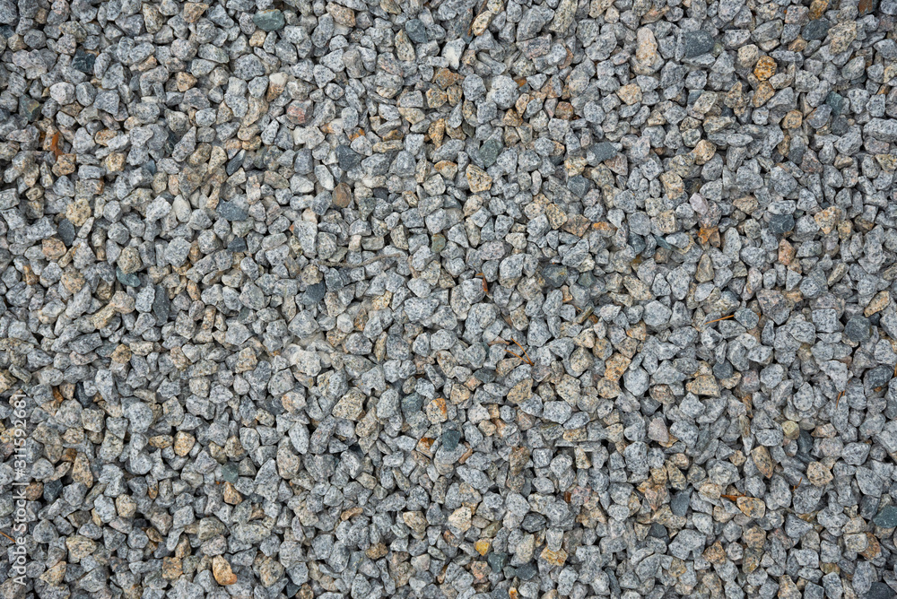 Fine flat gravel texture with colorful stones Fine flat gravel texture with colorful stones