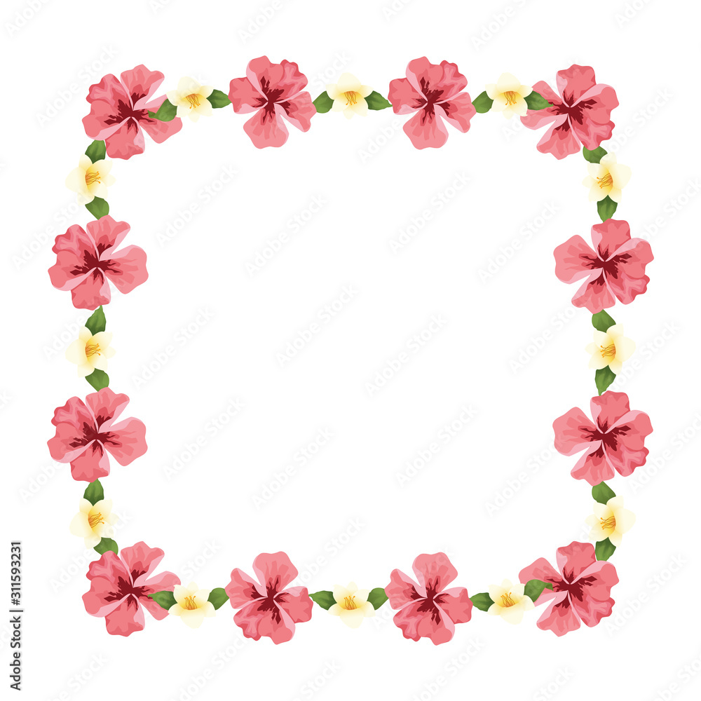 decorative floral frame icon